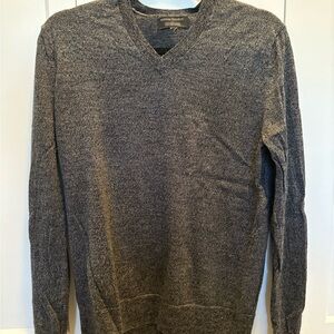 Banana Republic Charcoal V-Neck Sweater
